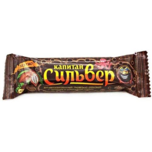 Капитан сильвер батончик 50г трюфельно-ореховый в шок. глаз.