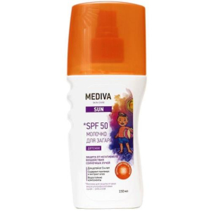 Медива сан кеа молочко солнцезащитное 150мл детское spf-50 3+  [mediva sun]