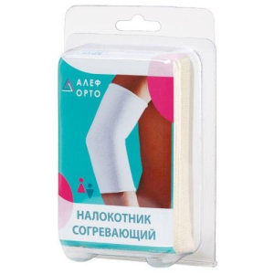 Алеф налокотник согревающий эласт р м /арт локс/ белый