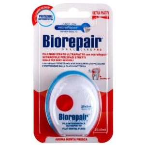 Биорепаир зубная нить 30м невощеная ультра-плоская