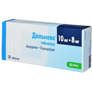 Дальнева таблетки 10мг + 8мг №30 