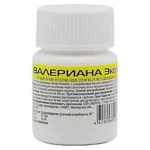 Валериана эко таблетки №50 (бад)