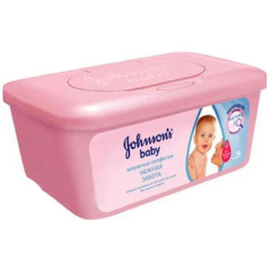 Джонсонс беби салфетки влажные  №56 нежная забота очищение