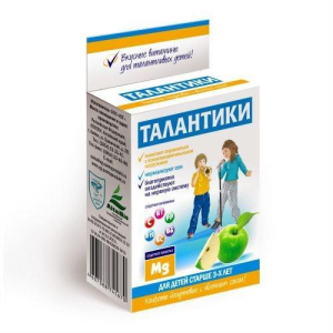 Талантики конфеты 70г йогуртовые успокаивающ. яблочный сок