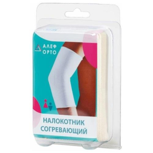 Алеф налокотник согревающий эласт р l /арт локс/ белый