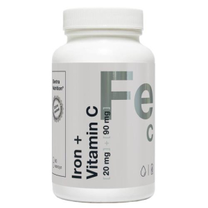Элентра нутришн железо + витимин с капсулы 20мг + 90мг 450мг №60