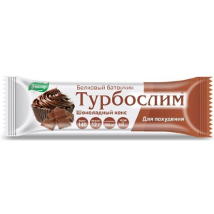 Эвалар турбослим батончик белковый 50г шоколадный кекс бад