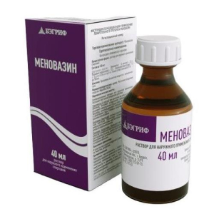 Меновазин раствор для наружного применения спиртовой 40мл