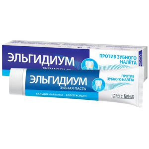Эльгидиум зубная паста 100г/75мл п/зубного налета