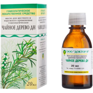Чайное дерево дн масло для местного и наружного применения гомеопатическое 20мл