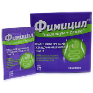 Фимицил псиллиум + слива порошок для приема внутрь 5г №12
