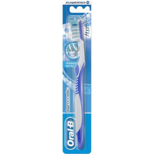 Орал би щетка комплекс глубокая чистка средн. жесткости