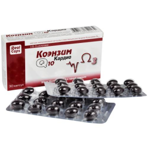 Реалкапс коэнзим q10 кардио капсулы 500мг №30
