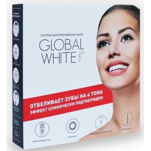 Глобал вайт система д/домашн. отбелив. зубов до 4 тонов