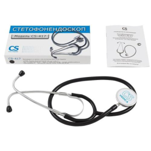 Сиэс медика стетофонендоскоп cs-417 черный