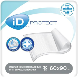 Айди протект эксперт пеленки впитывающие №30 60х90см 