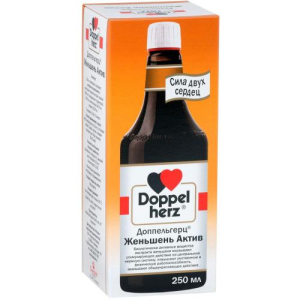 Доппельгерц женьшень актив эликсир 250мл