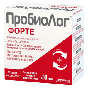 Пробиолог форте капсулы 227мг №30 бад