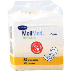Молимед классик прокладки урологические №28 мини жен /арт 1683871/