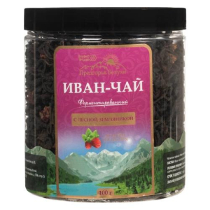 Предгорья белухи иван-чай чайный напиток 100г ферментир с лесной земляникой