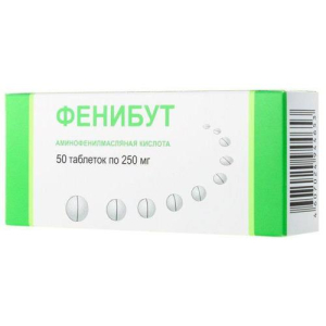 Фенибут таблетки 250мг №50/охфк