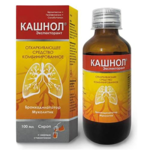 Кашнол экспекторант сироп 100мл