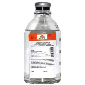 Натрия хлорид раствор для инфузий 0.9% 400мл №1