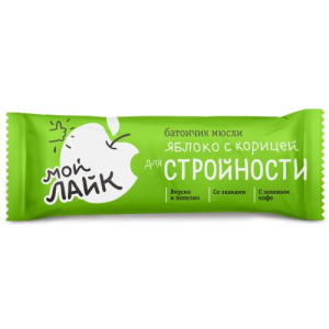 Леовит биоинновации батончик яблоко + корица д/стройности 25г.