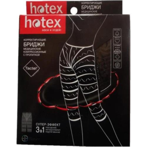 Хотекс бриджи компресс. коррект. черн.