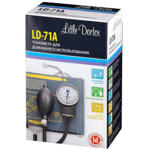 Литтл доктор тонометр механический ld-71a встроенный стетоскоп