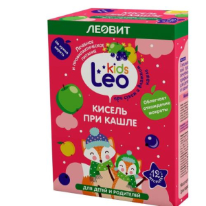 Леовит леокидс кисель 12г №5 при кашле 12мес +