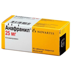 Анафранил таблетки покрытые оболочкой 25мг №30