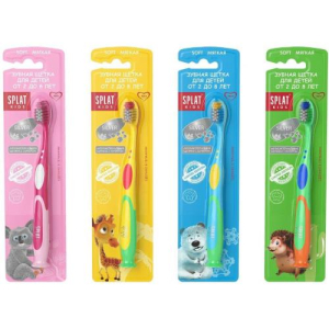 Сплат кидс щетка 2-8 лет ионы серебра софт