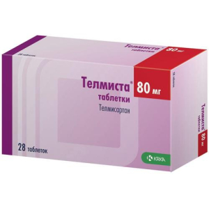 Телмиста таблетки 80мг №28