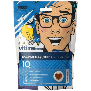 Витайм гумми пастилки жевательные мармеладные 5000мг №15 q10 вкус кола