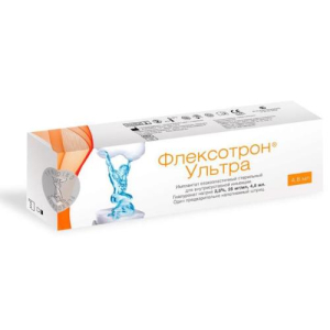 Флексотрон ультра средство для внутрисуставного введения шприц 25мг/мл 4,8мл №1