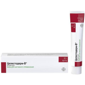 Целестодерм-в мазь для наружного применения 0,1% 30г