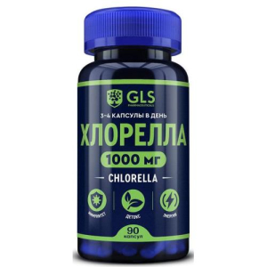 Джи эл эс хлорелла капсулы 1000мг 340мг №90 бад