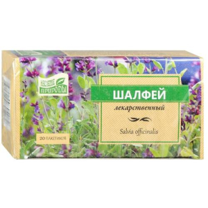 Наследие природы шалфей лист 1,5г. №20 пак. (бад) чайн.напиток /камелия/