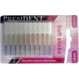 Президент ершики-зубочистки №20 софт стикс р. s