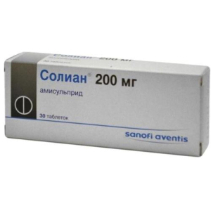 Солиан таблетки 200мг №30
