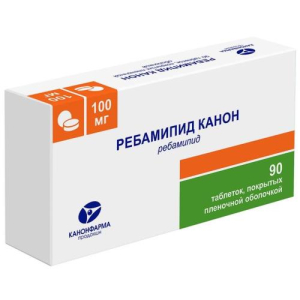 Ребамипид канон таблетки покрытые пленочной оболочкой 100мг №90