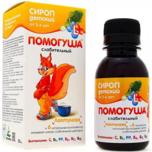 Помогуша слабительный 100мл. сироп
