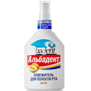 Альбадент освежитель полости рта 35мл дыня