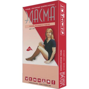 Эласма гольфы компрессионные женск. 1кл р.4(l) /арт.с-501/ беж.