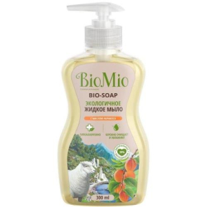 Биомио мыло 300мл экологичное жидкое с маслом абрикоса