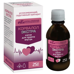 Корвалол-экстра капли для приема внутрь 25мл