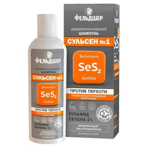 Фельдшер шампунь против перхоти 180мл дерматологич сульсен №1