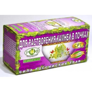 Сила российских трав №27 фиточай д/растворен. камней в почках 1,5г. №20 пак. ( + стевия)