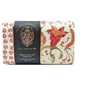 Ла флорентина мыло туалетное 270г твердое гранат и цветок нероли